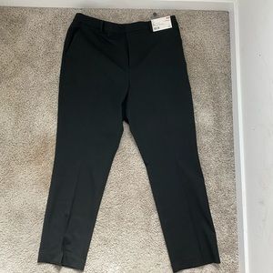 WOMENS BLACK EZY ANKLE PANTS